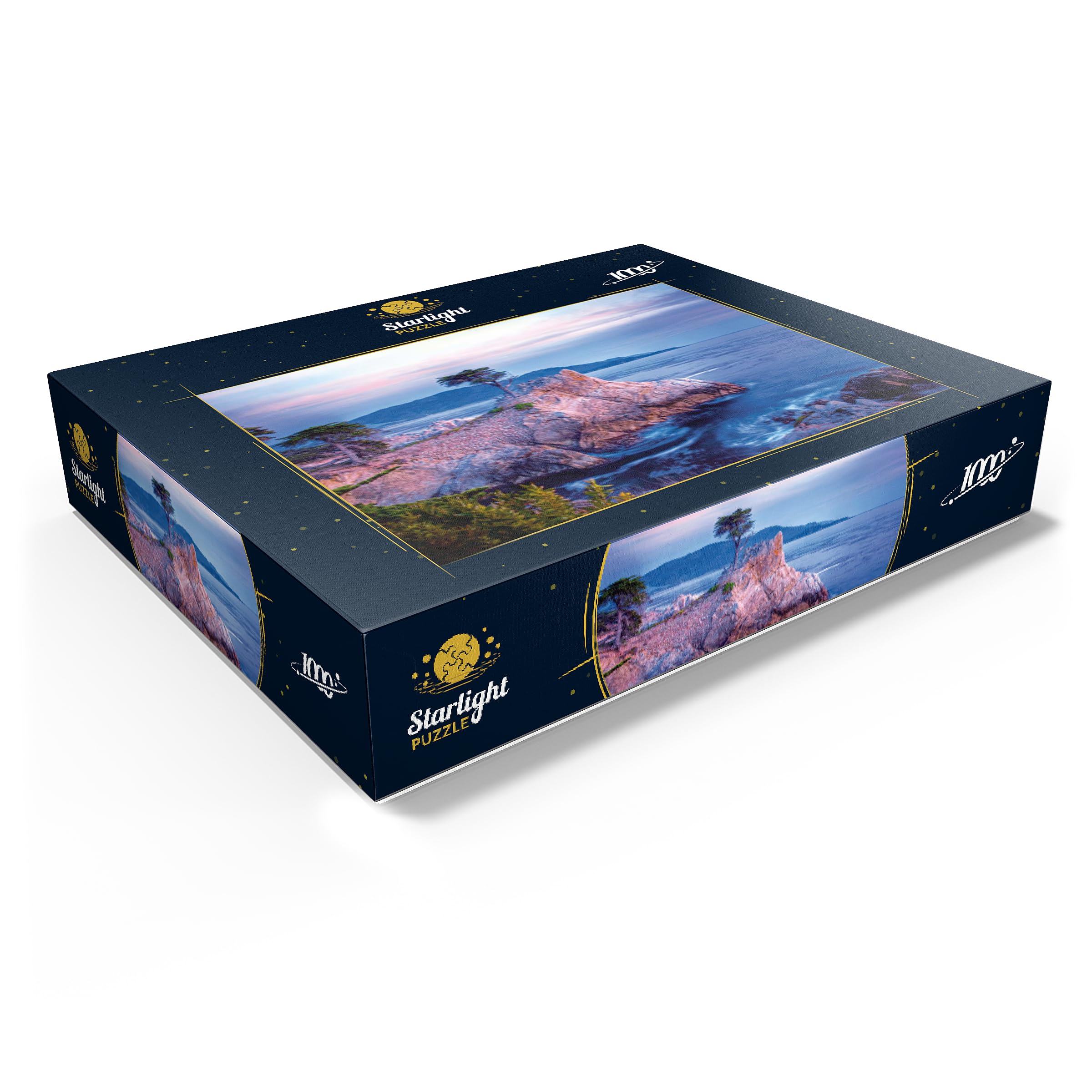 MyPuzzle - Puzzle da 1000 pezzi, cipresso solitario, cipresso di Monterey sulla costa del Pacifico vicino al Carmelo, per adulti