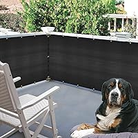 Vista 6 de DearHouse - Protector de pantalla para balcón, protección contra el sol para porche, para exteriores, patio, balcón para protegerse del sol