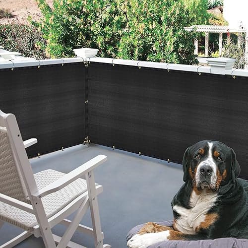 Miniatura 6 de DearHouse - Protector de pantalla para balcón, protección contra el sol para porche, para exteriores, patio, balcón para protegerse del sol,