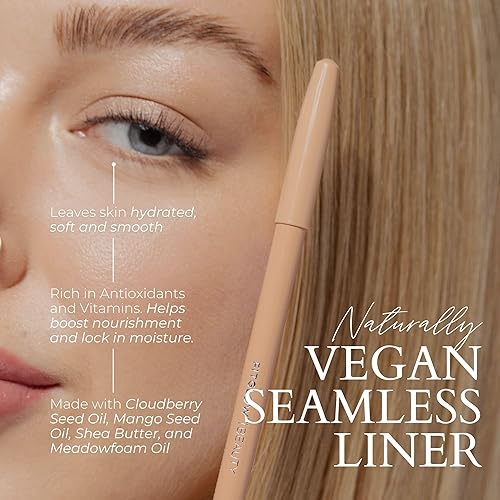 Miniatura 7 de FITGLOW Beauty - Lápiz delineador de ojos vegano natural  Vegano, belleza limpia propiedad de una mujer (negro, 0.04 oz)