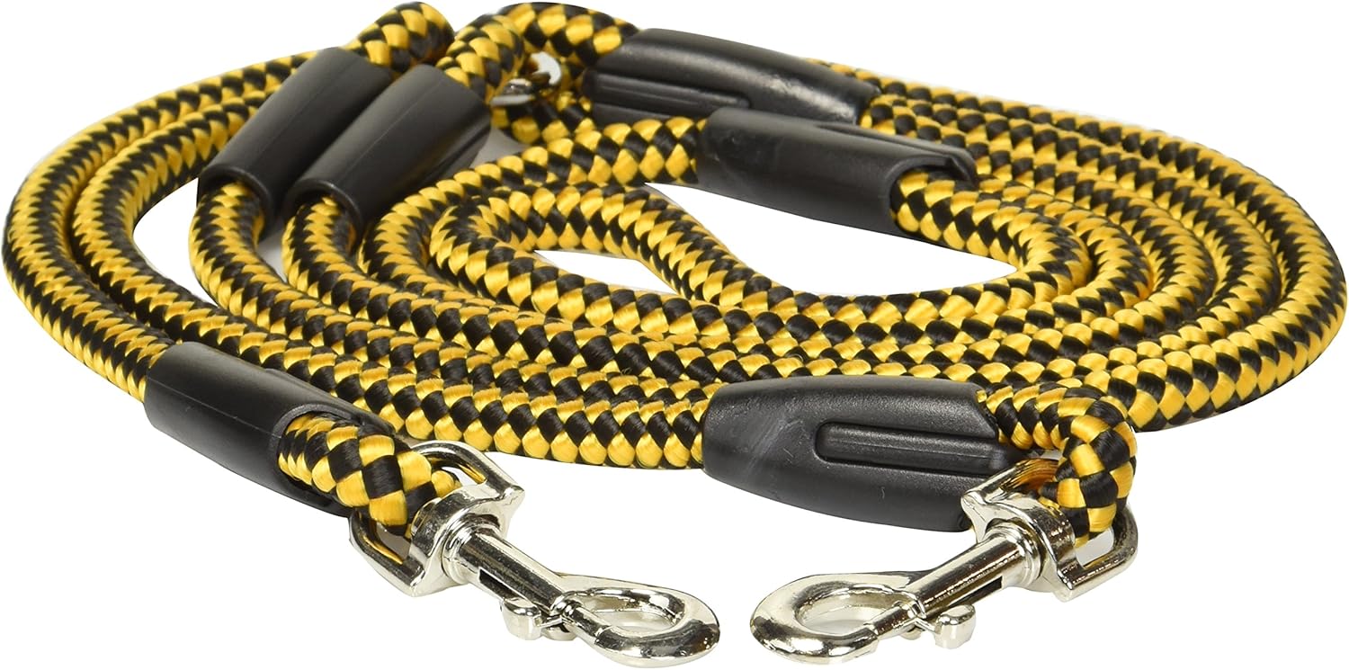 PU Health EZ Steps Stretch Dual Leash Pet Supplies