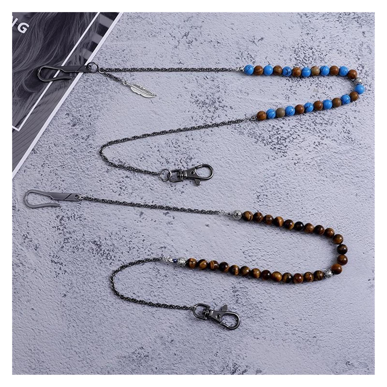 Ceinture à Chaîne Pour Pantalon Et Portefeuille En Perles, Accessoires Pour Pantalons, Cadeaux, Décoration, Portefeuille En Perles, Accessoires Pour Jeans, Fournitures De Décoration, Style Fleur En