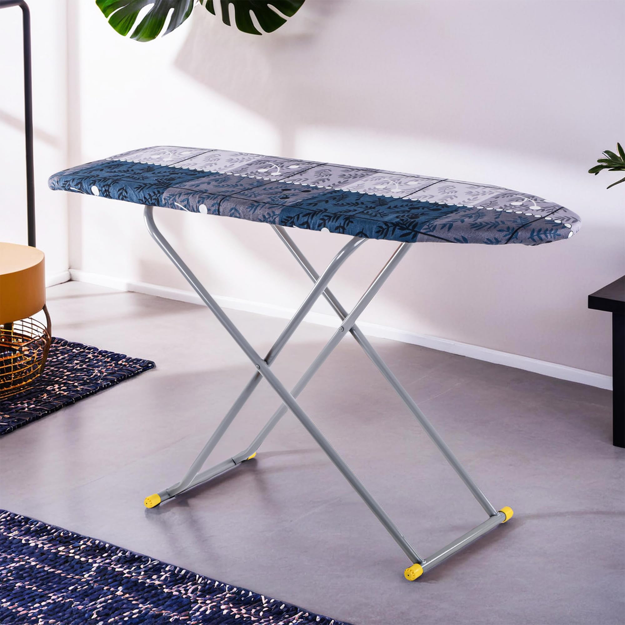 Kuber Industries 15 Inch Metal Ironing Board Foldable and Height