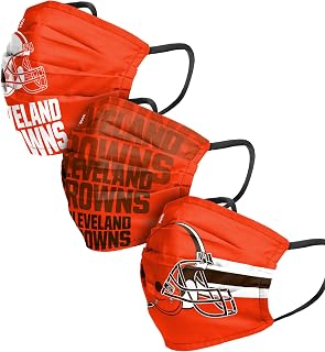 FOCO NFL mens Matchday Face Cover - Adult - 3 Pack