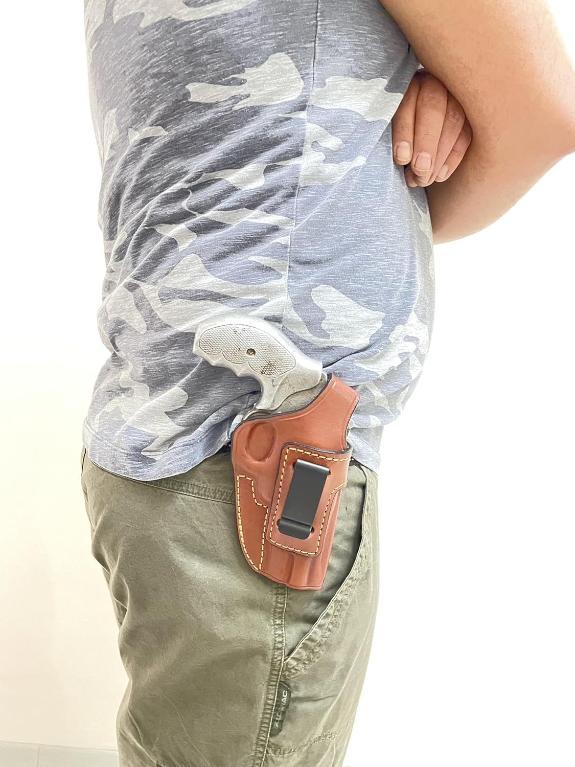 Sword Holster for Taurus Model 85 Revolver 3 inch IWB Leather Gun Holster