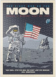 Comprar MyPuzzle NASA 1969: El Primer Hombre En La Luna, Póster Vintage - Premium 500 Piezas Puzzles - Colección Especial MyPuzzle de Anderson Design Group Certificado ClimatePartner