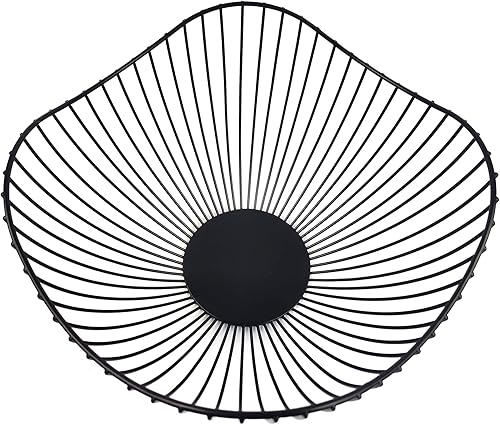 Miniatura 7 de Cesta de frutas de alambre de metal para encimera de cocina, moderno almacenamiento para el hogar, centro de mesa decorativo, soporte para encimera,