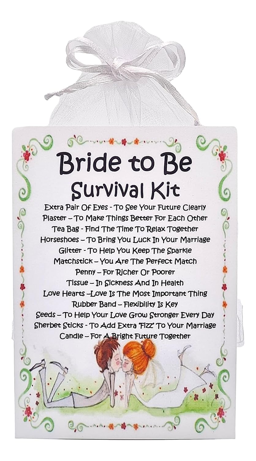 Bride To Be Survival Kit Unique Sentimental Novelty Gift & Greetings