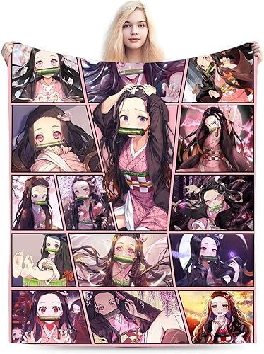 Miniatura 1 de Manta de anime ultrasuave para sofá, manta súper cálida para cama, sofá y silla, 40 x 50 pulgadas, 1