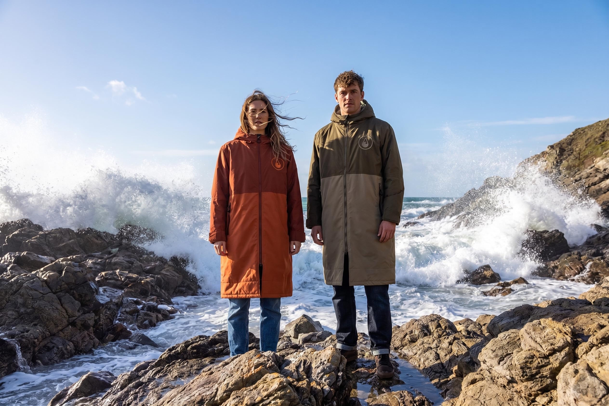 WAVE HAWAII Storm Robe Yukon, wasser- und winddichter Wickelmantel