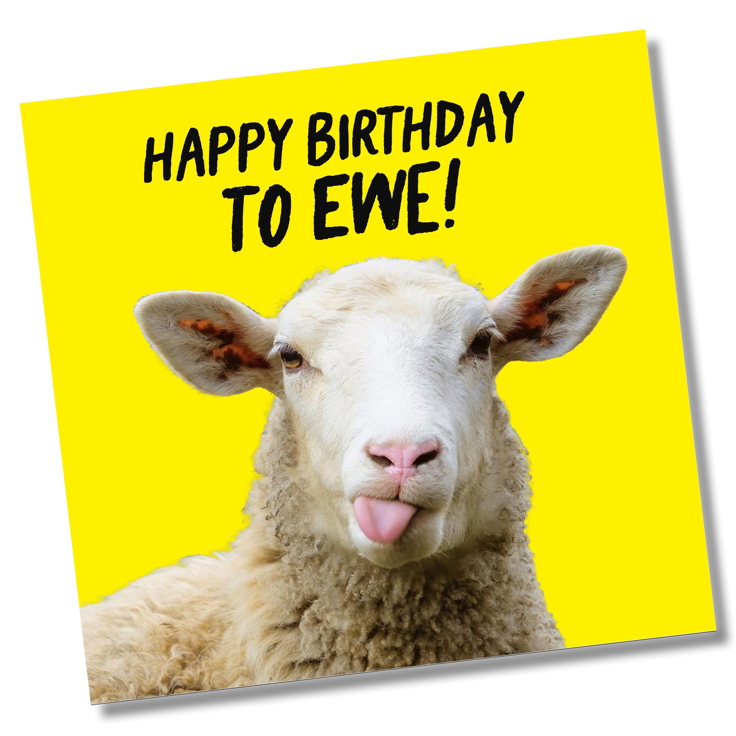 Lustige Geburtstagskarte 'Happy Birthday To Ewe!' – Witzig & Persönlich Für Freunde & Familie