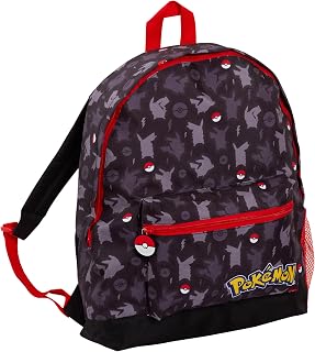 Pokemon Backpack For Adults Teens Kids Pikachu Pokeball School College Lunch Bag Travel Sports Rucksack