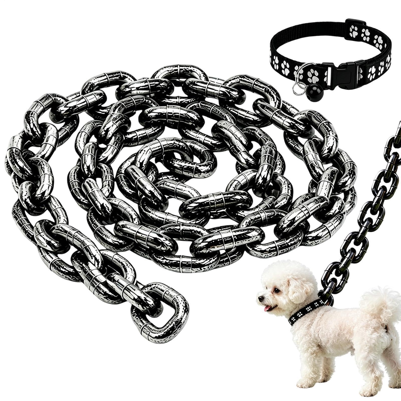 Dog Chains for Outside Heavy Duty Imitating Iron Lead