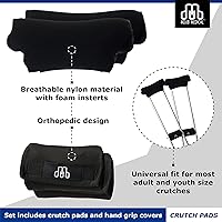 Vista 2 de Almohadilla para muletas y fundas de agarre para las axilas MDUB Médico Cómodo Acolchado Lavable Transpirable Absorbe la Humedad Productos