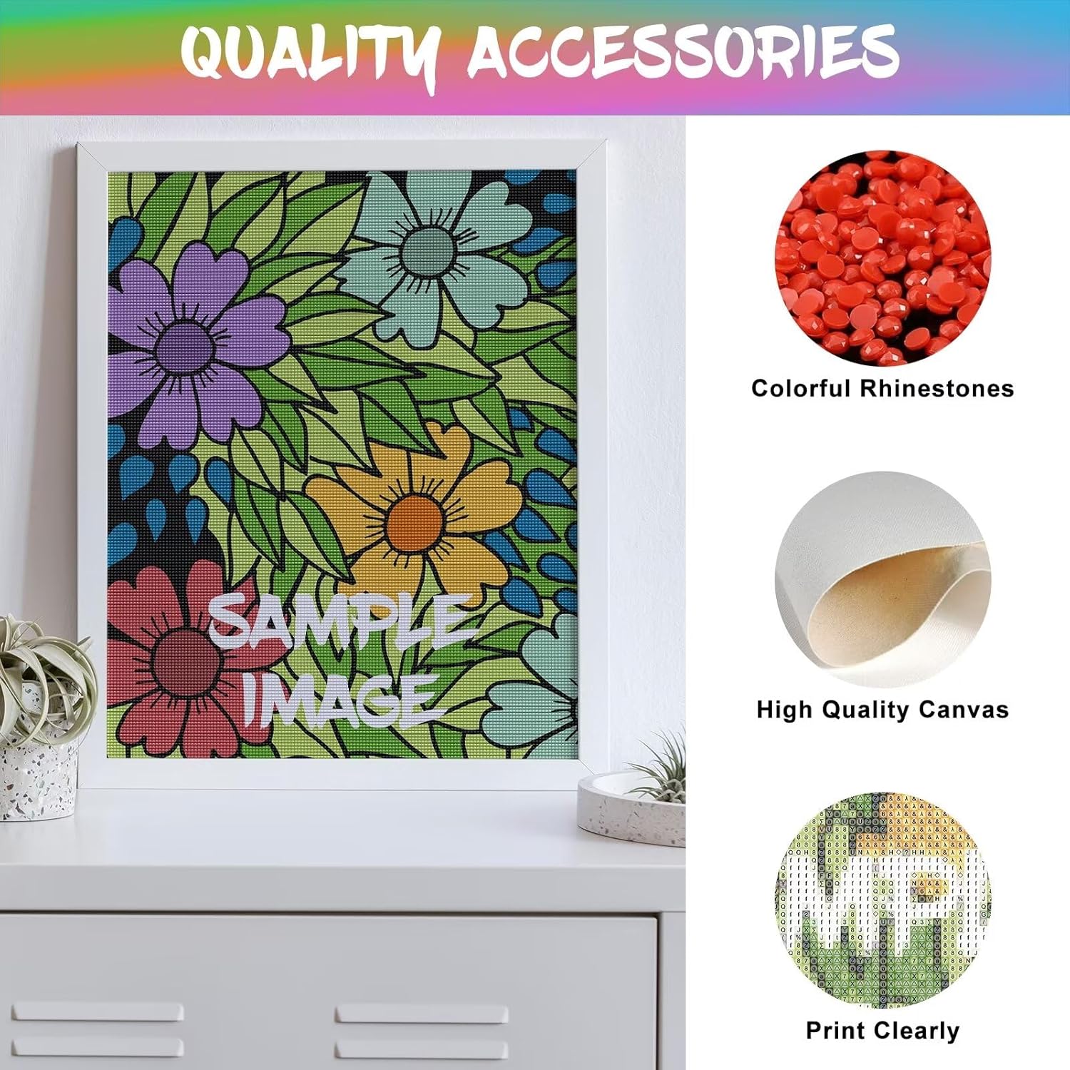 DIY Diamond Painting by Number Kits,Mountain and Forest Reflection Diamond Art Kit Paint for Adults Full Drill Crystal Rhinestone Picture Arts Craft for Home Wall Decor Gift 20x20 Inch