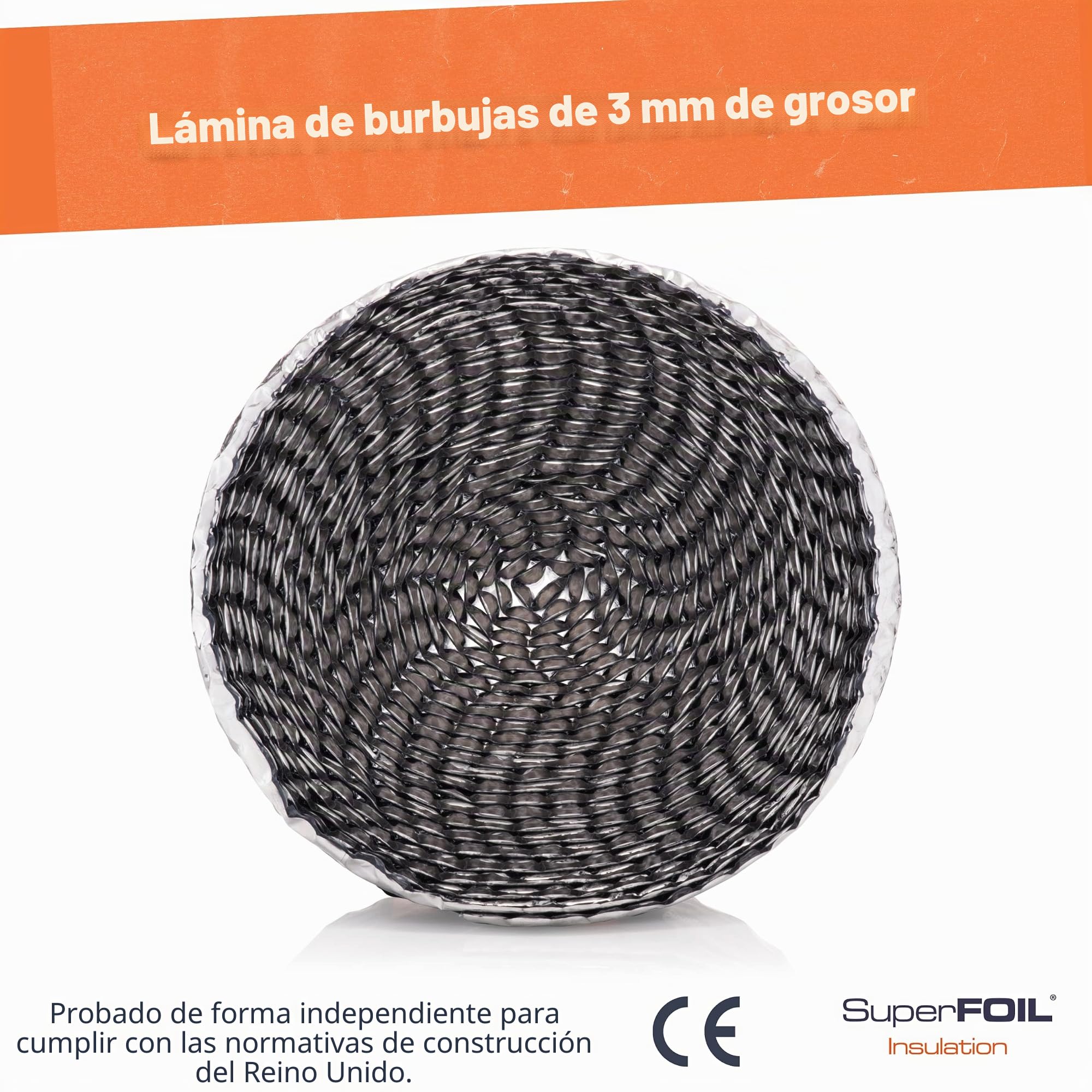 SuperFOIL SFBA 2/2 Lámina de aislamiento para Tuberías