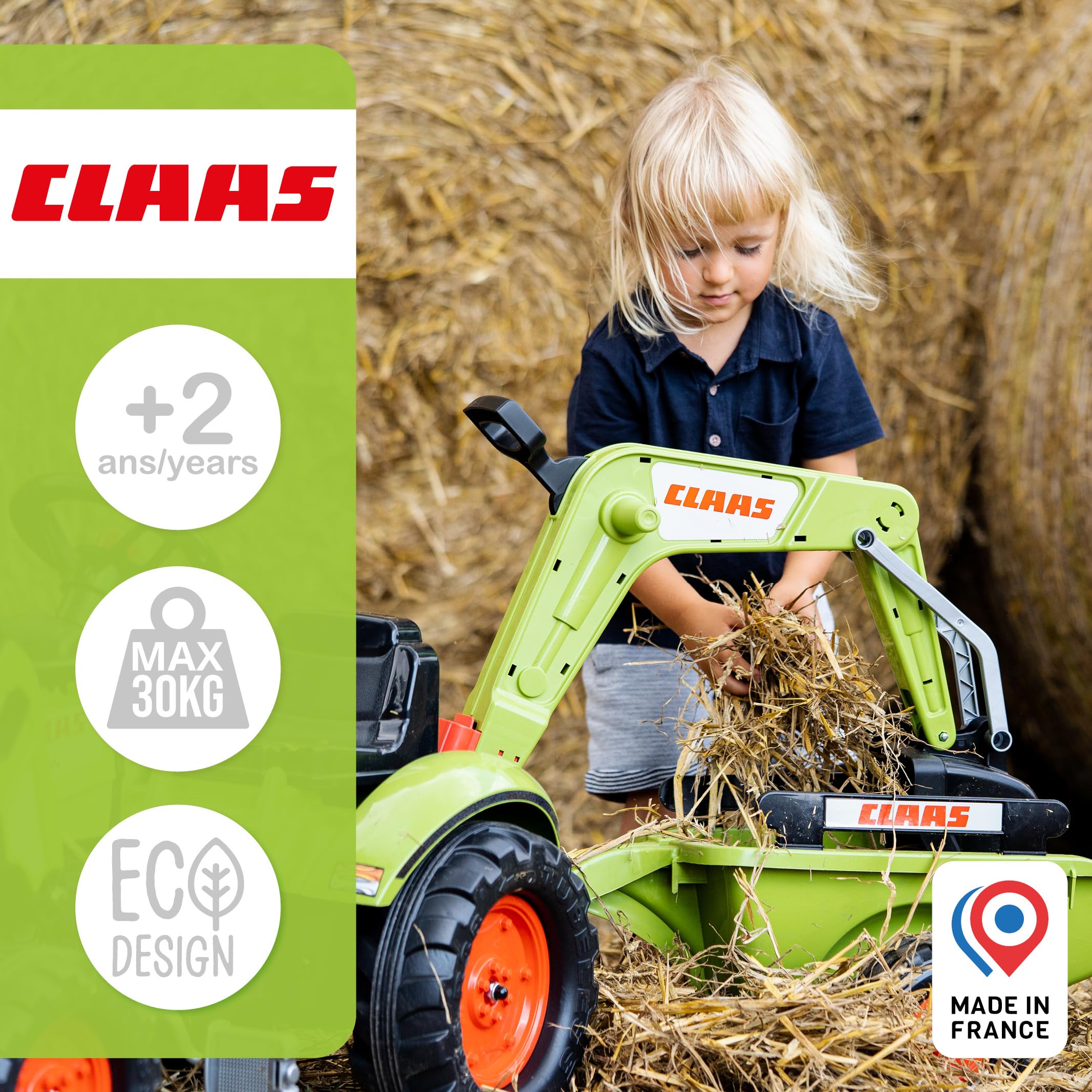 Falk Claas Arion 410 Traktor Zabawka, Zielony/Czarny, Od 2 do 5 lat