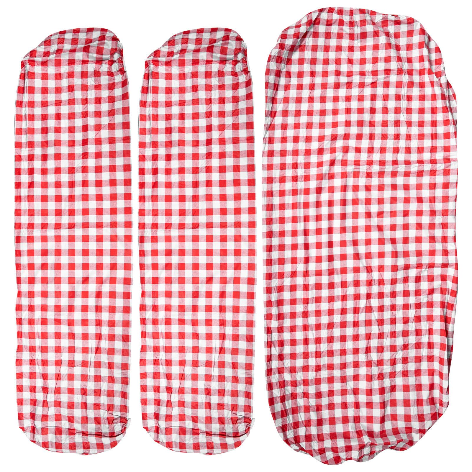 Housse de table de pique-nique contre la pluie et les taches nappe lavable PVC