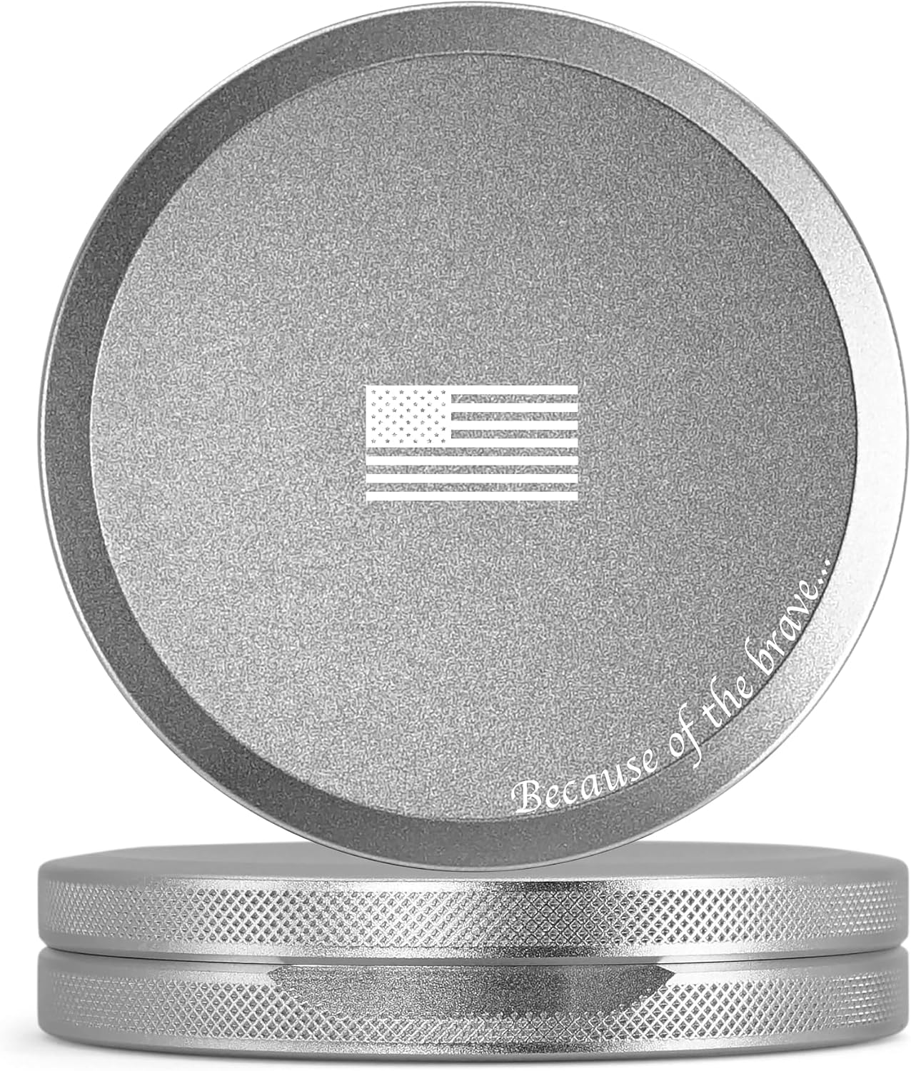 Metal Pouch Can | Slim Aluminum Container for Pouches | Airtight O-Ring Moisture & Odor Proof EDC Pocket Tin | Insignia Edition (Slim, Silver)