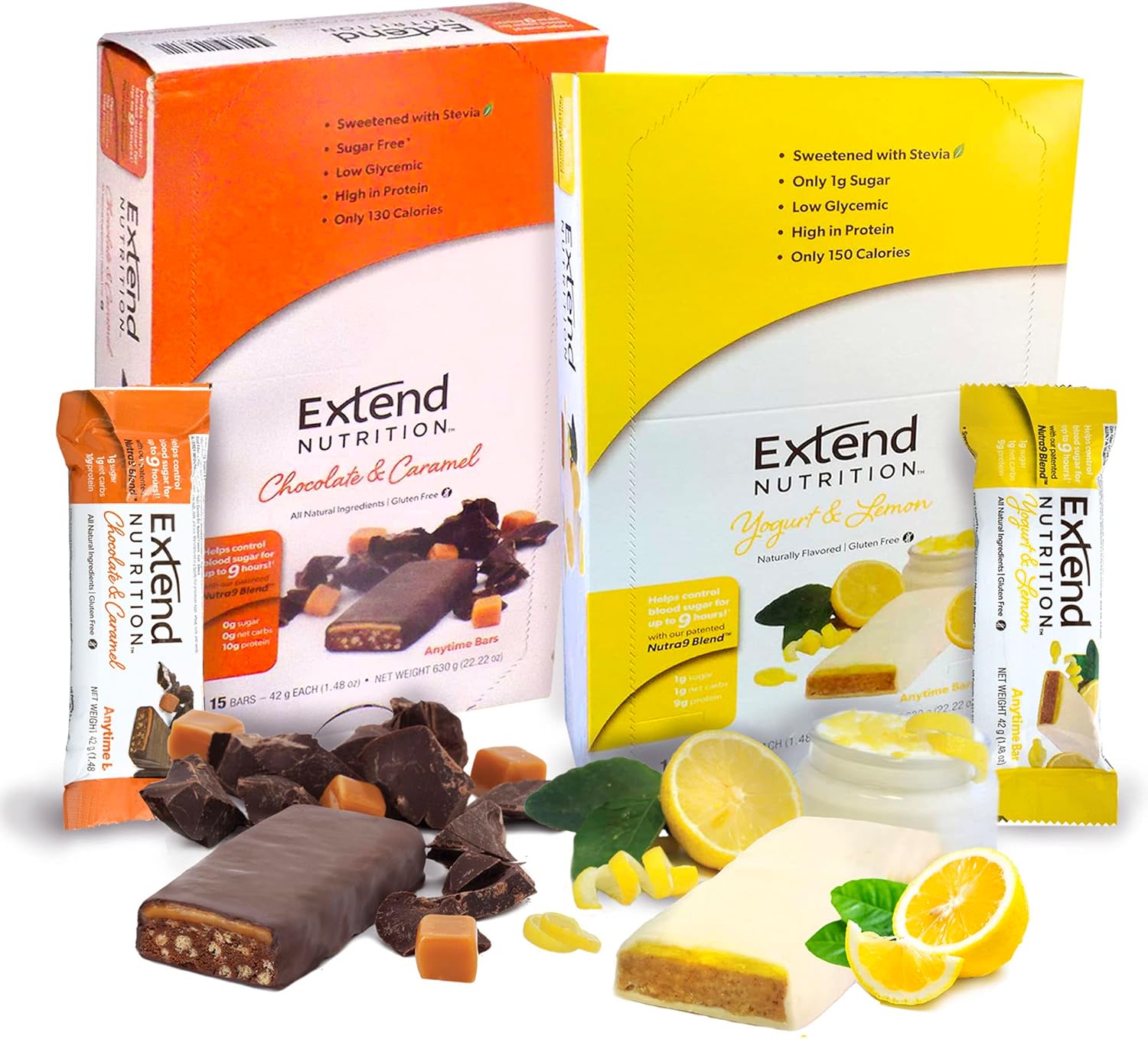 Extend Bar Hunger Control Nutrition Bars Bundle, Yogurt