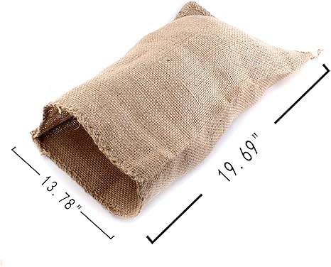 burlap potato bolsas