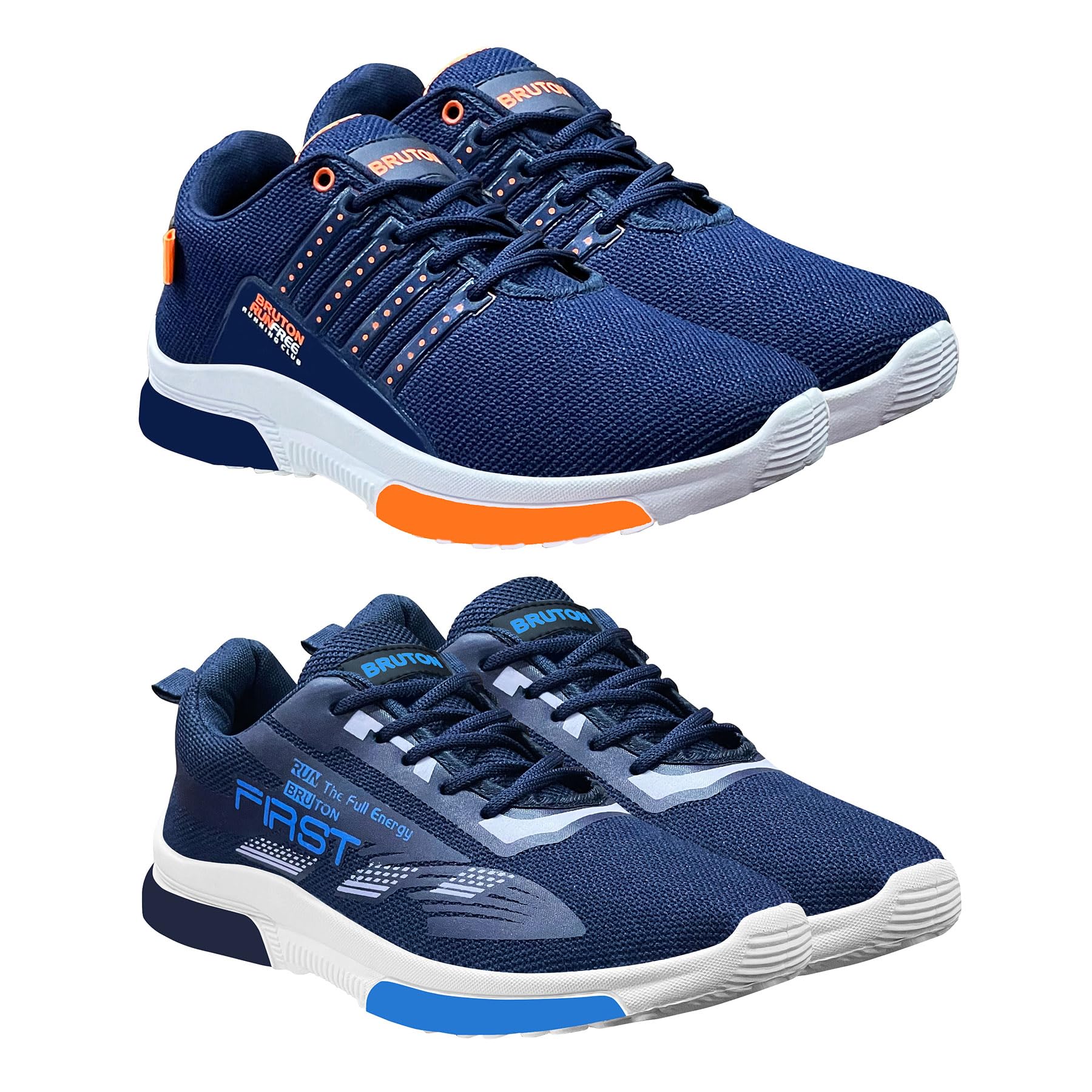 BRUTON Sports Running Shoes Lightweight Lace-up Causal Shoes for Mens & Boys - Combo Pack of 2, Size : 10 (B0CM13ZWY5) Amazon Price History, Amazon Price Tracker