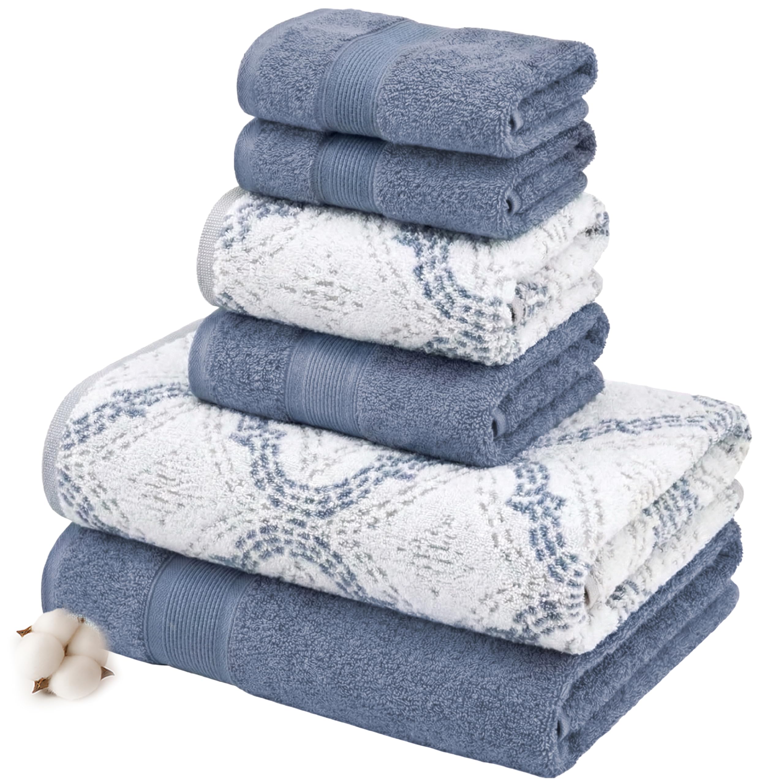Amazon.com: Modern Threads Capri 6-Piece Reversible Yarn Dyed