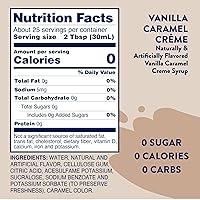 Vista 185 de Jordan's Skinny Syrups - Caramelo de mantequilla, jarabe saborizante sin azúcar, botella de 25.4 onzas (paquete de 1)