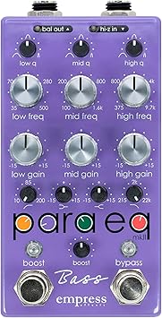 Empress Effects ParaEQ Bass Effects Pedal