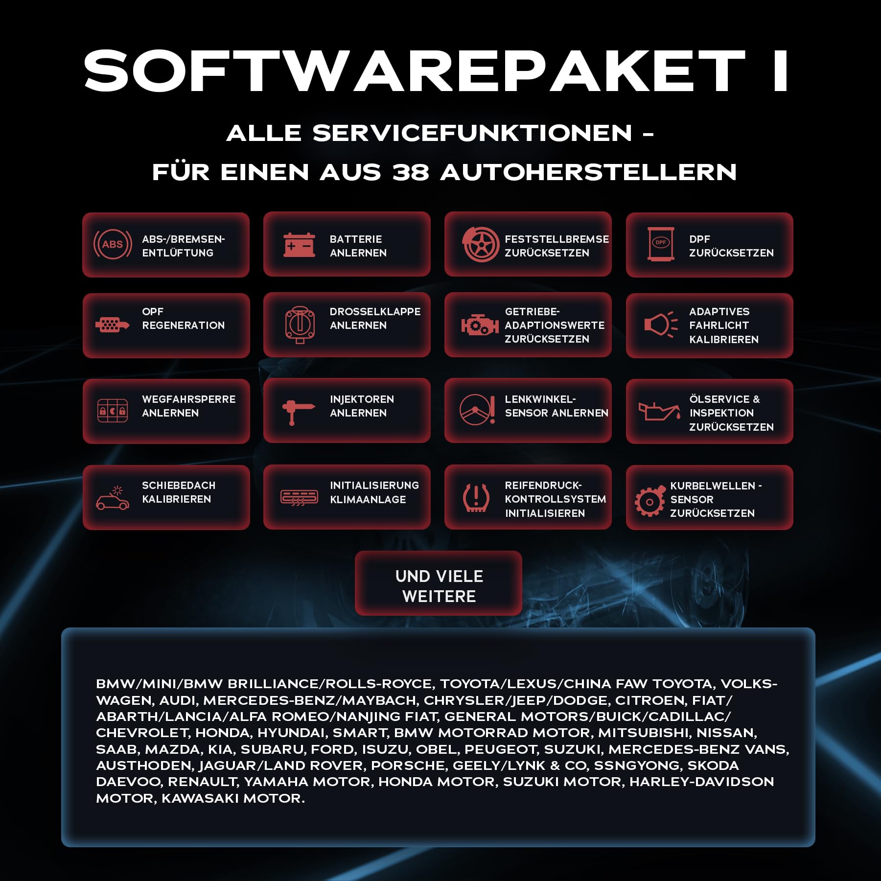 LAUNCH Creader Elite X OBD2 Diagnosegerät, DoIP & CAN FD (mit Adapter), Alle Systeme & 16 Service Funktionen für 1 Marke, Aktuatortests, Codierung, AutoVIN,11 Sprachen, Diagnosebericht,Creader Elite X