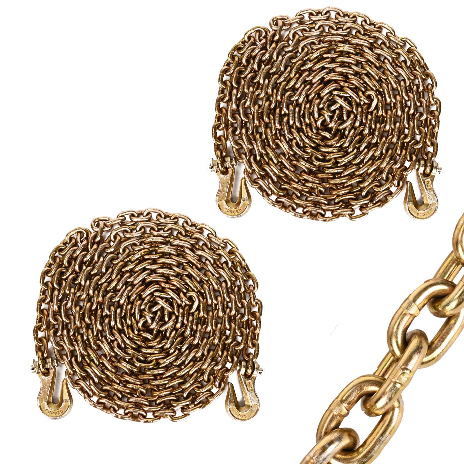 Heavy Chain Loop Snapklik.com : Aain 2 Pack Grade 80 Chain 5/16