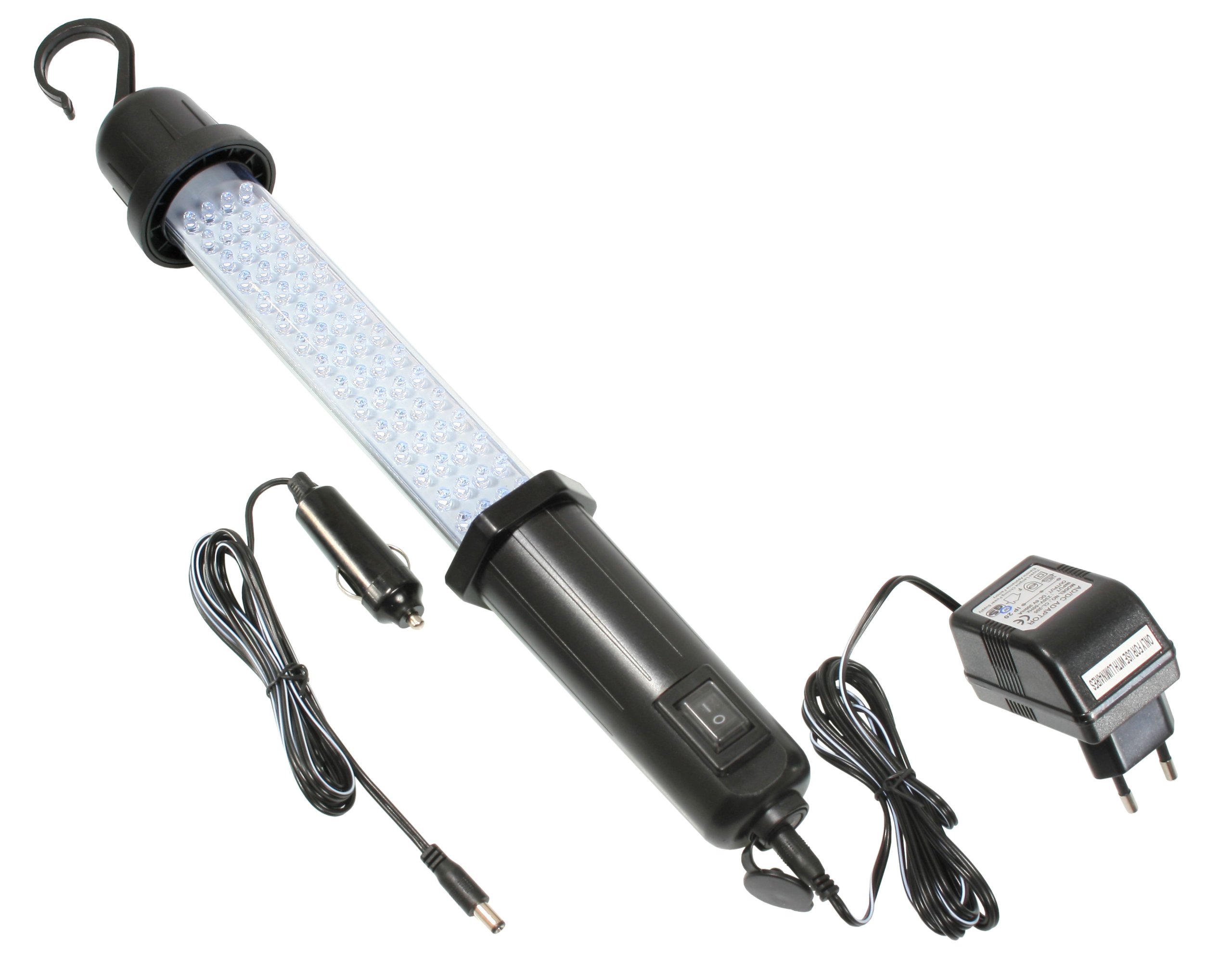 as - Schwabe Lampe LED rechargeable - 200 Lumens / 3 W - 60 LEDs - blanc froid 6400K - batterie NiMH 1800mAh - charge secteur +