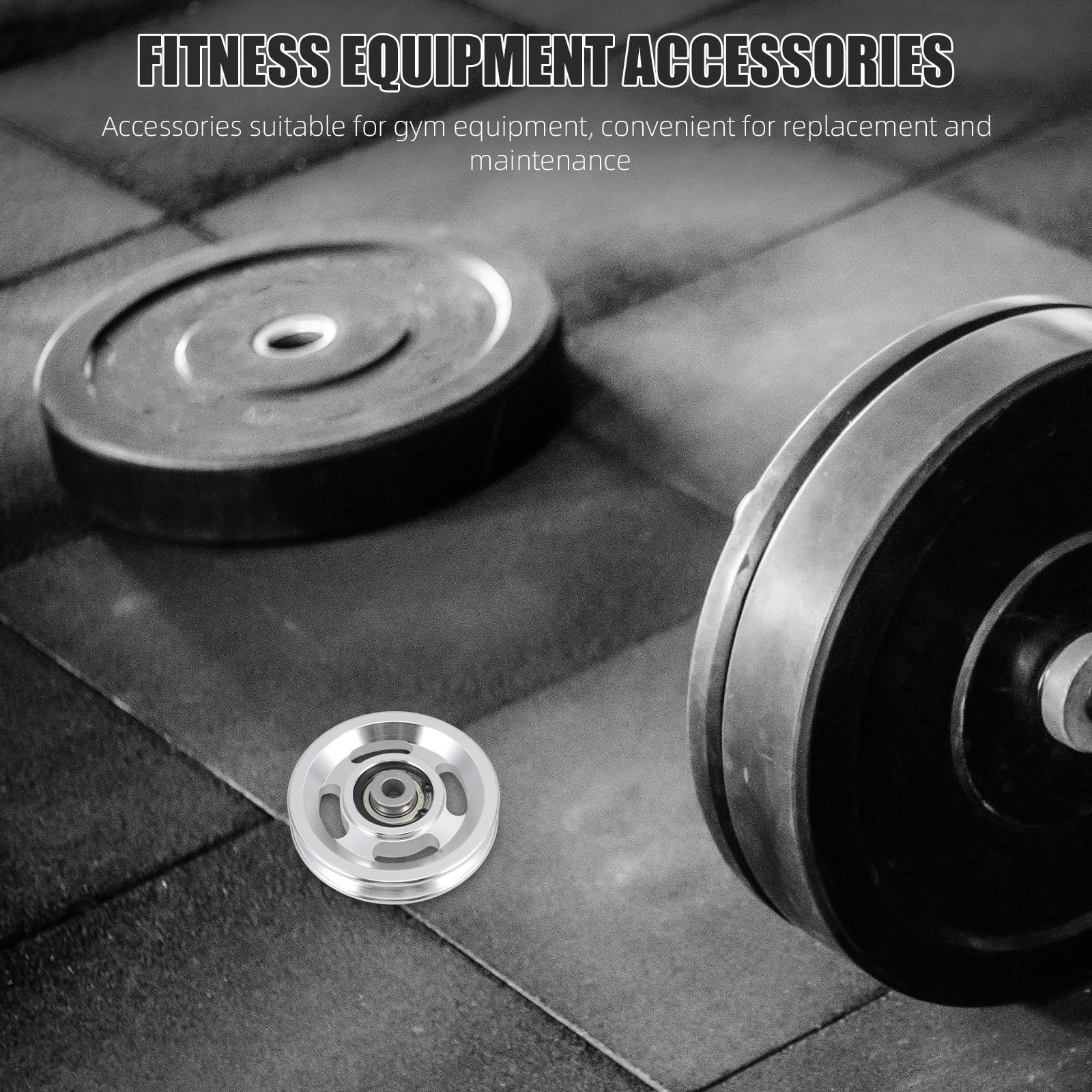 Accessorio Palestra in Lega di Alluminio Cuscinetto a Sfera, Puleggia per Attrezzatura Fitness, Manutenzione Semplice e Movimento Fluido per Allenamento in Palestra