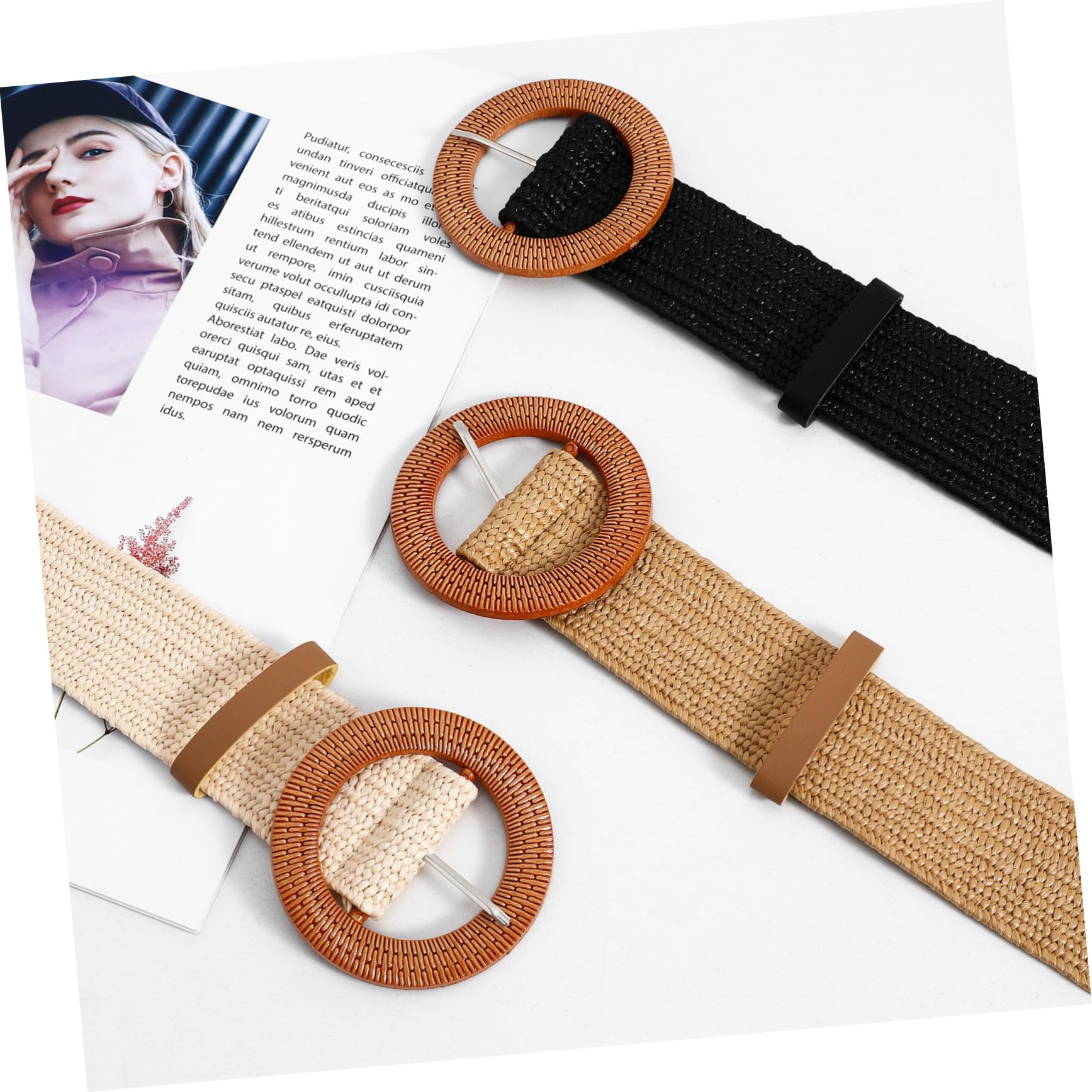 GALPADA 1 Accesorio De Mujer Cinturón Cinturones Para Mujer Cinturones Anchos Para Vestidos De Mujer Cinturones De Mujer Para Vestidos El Plastico