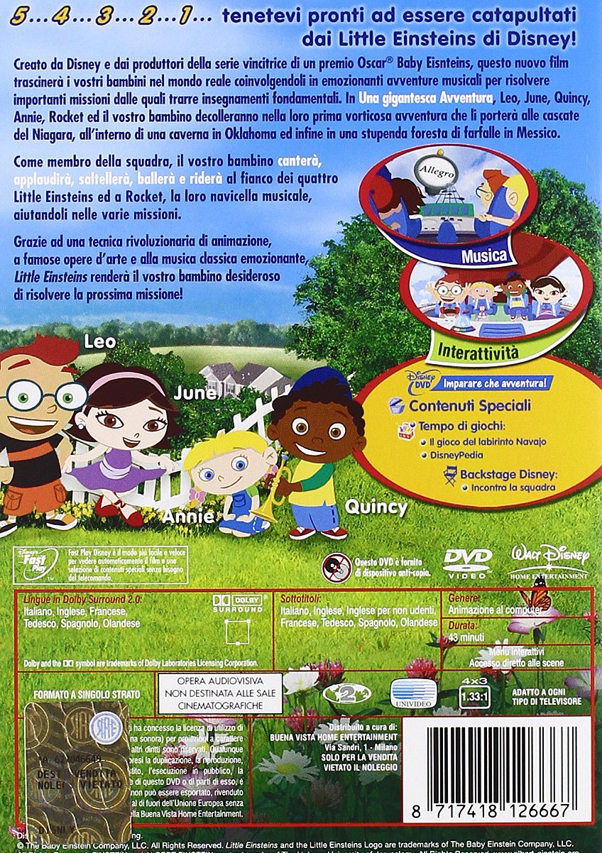 Amazon Com Little Einsteins Una Gigantesca Avventura Animazione Animazione Olexa Hewryk Movies Tv