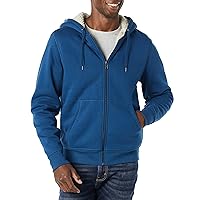 Amazon Essentials Felpa con Cappuccio e Cerniera Integrale in Pile Foderata in Sherpa Uomo