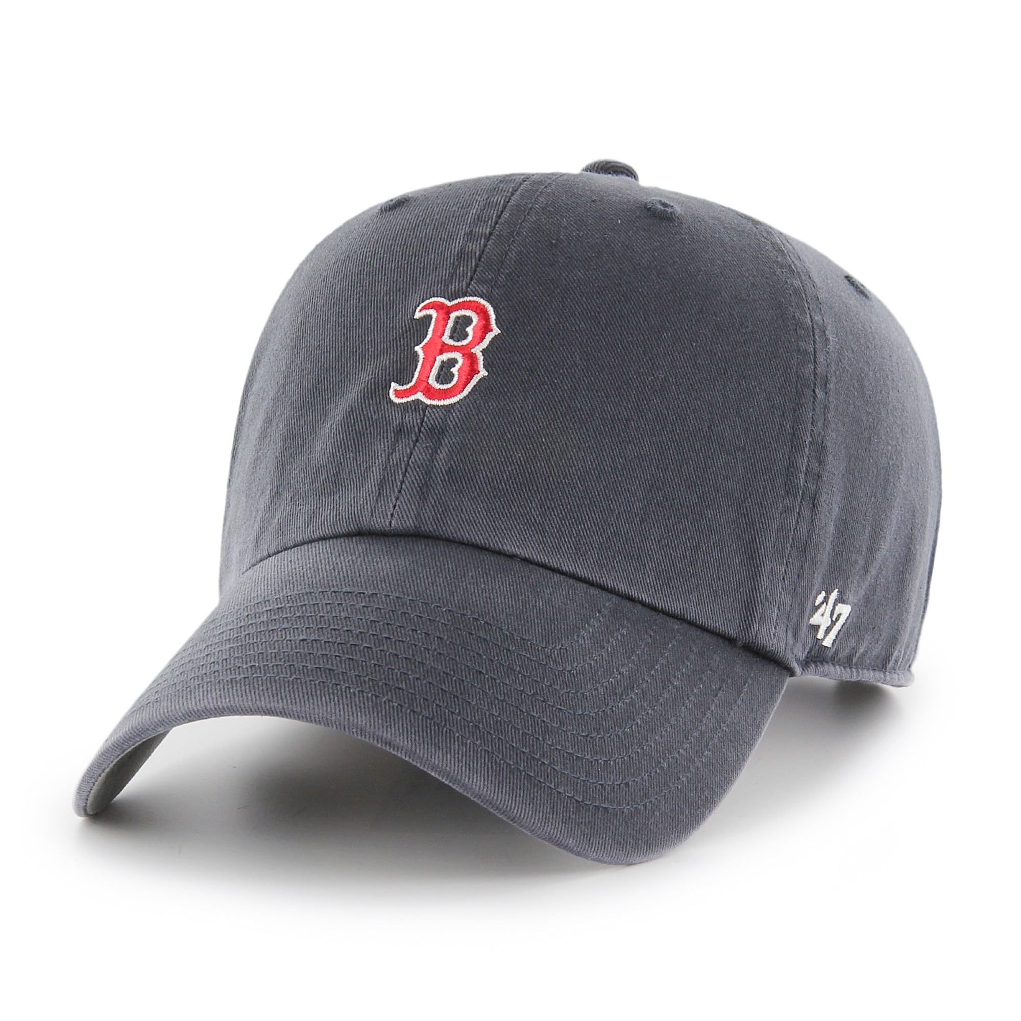 47 Boston Red Sox MLB Clean Up Baserunner Vintage Navy Blue Adjustable Cap