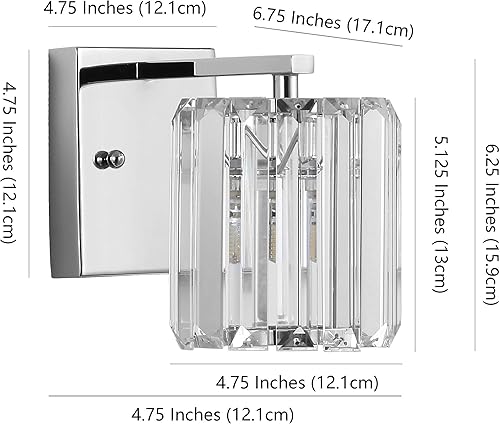 Miniatura 10 de JONATHAN Y JYL3553A - Prisma de coco vintage de 13.5 pulgadas, 2 luces de metalvidrio, luz LED de transición tradicional de 2700 K LED de 2 W,