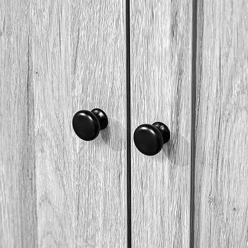 Miniatura 9 de HOMCOM Buffet de cocina de 63.5 pulgadas con gabinete, armario de almacenamiento de despensa con 4 estantes, cajones, puertas de vidrio enmarcadas,