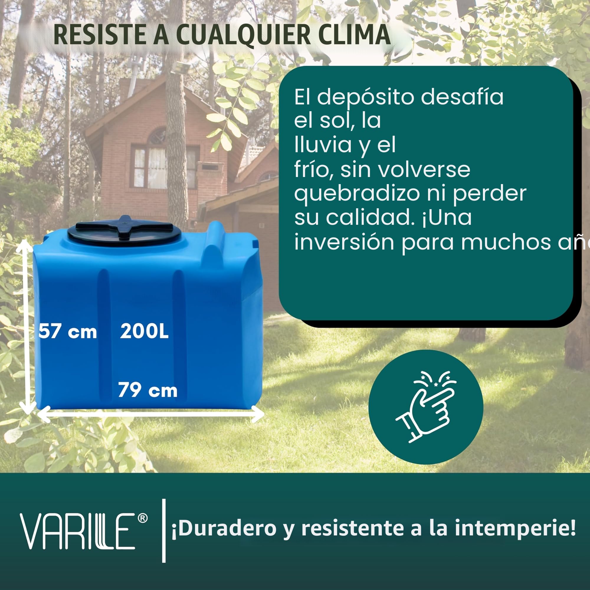 Varile Depósito de Agua Potable de 200 l