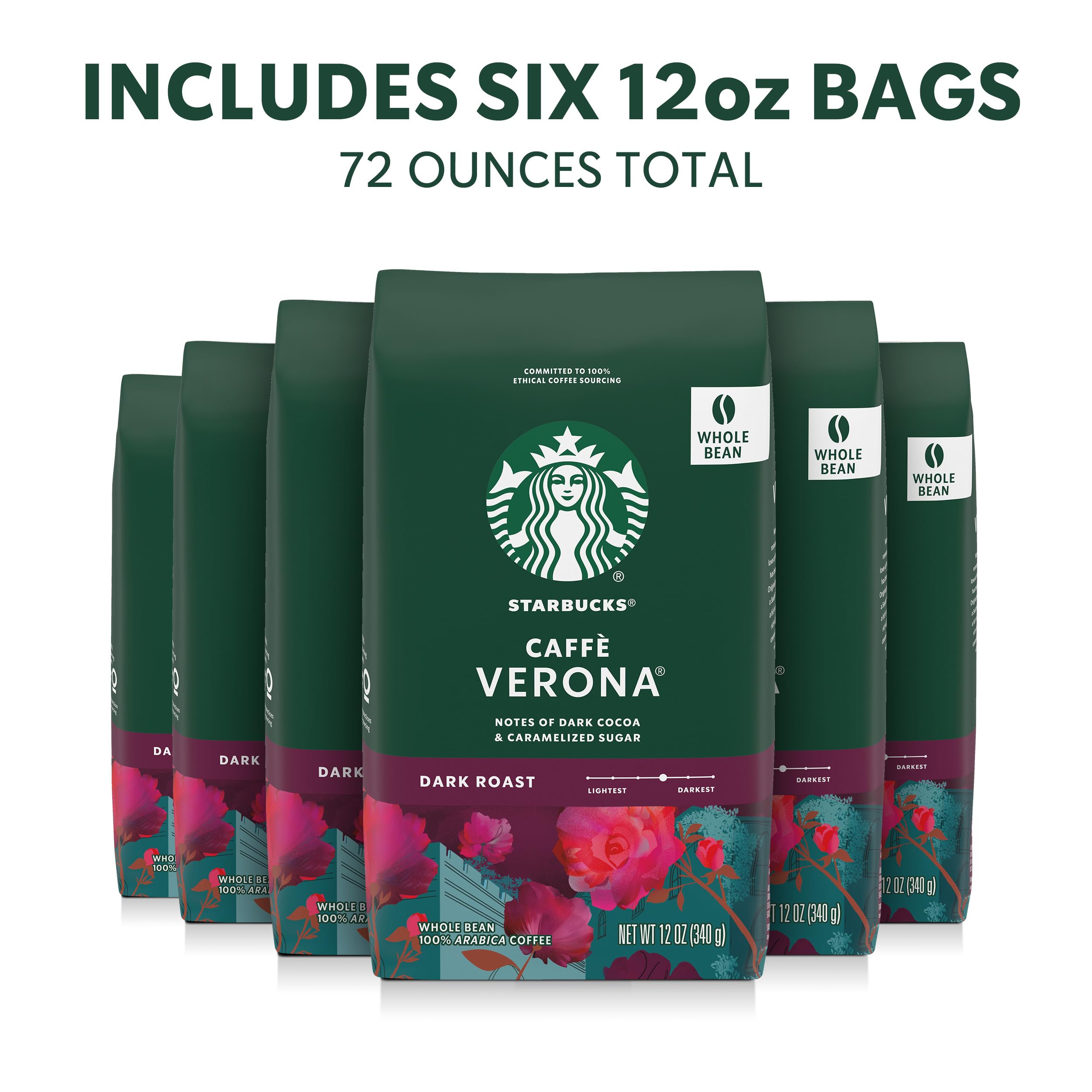 Amazon.com: Starbucks - Caffè Verona - Café en grano de tueste