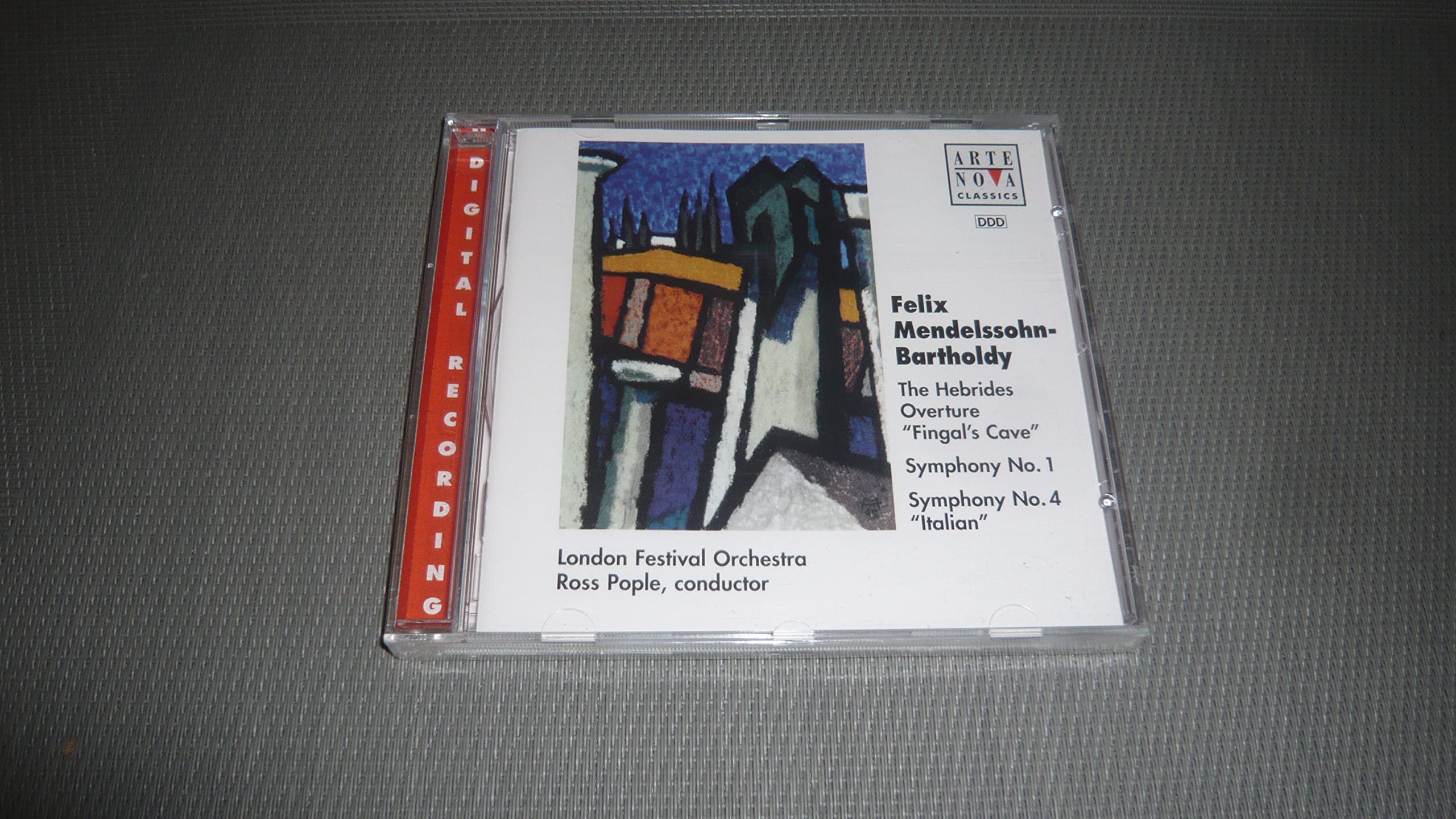 Symphony 1 & 4 / Hebrides Overture [Audio CD] Mendelssohn and Pople