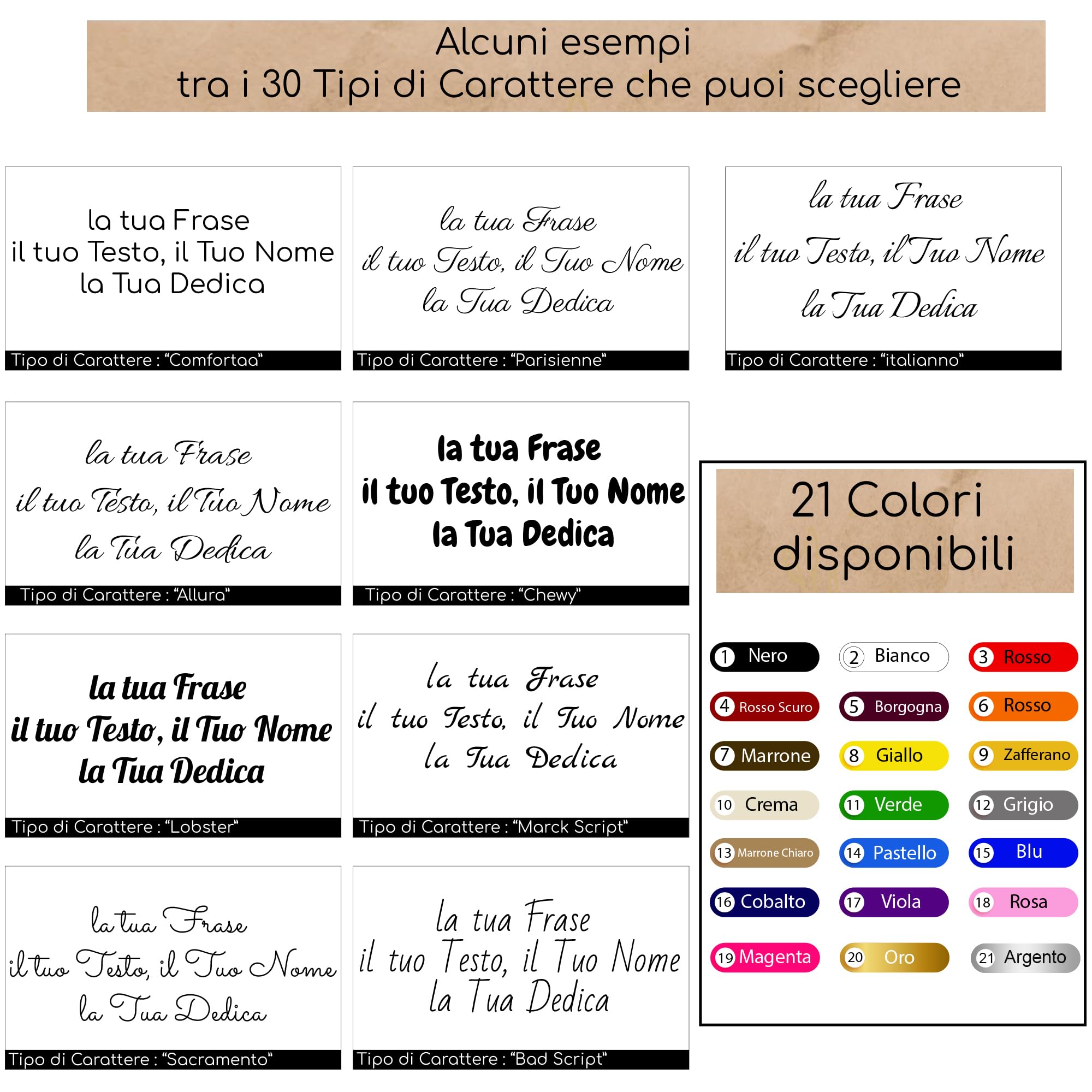 STICKER DESIGN Scritte adesive personalizzate, Adesivo Personalizzato, Adesivi Murali in Vinile, Stickers Adesivi Personalizzati per scrivere nomi, Sconti, Saldi, Frasi, 100% Made in Italy