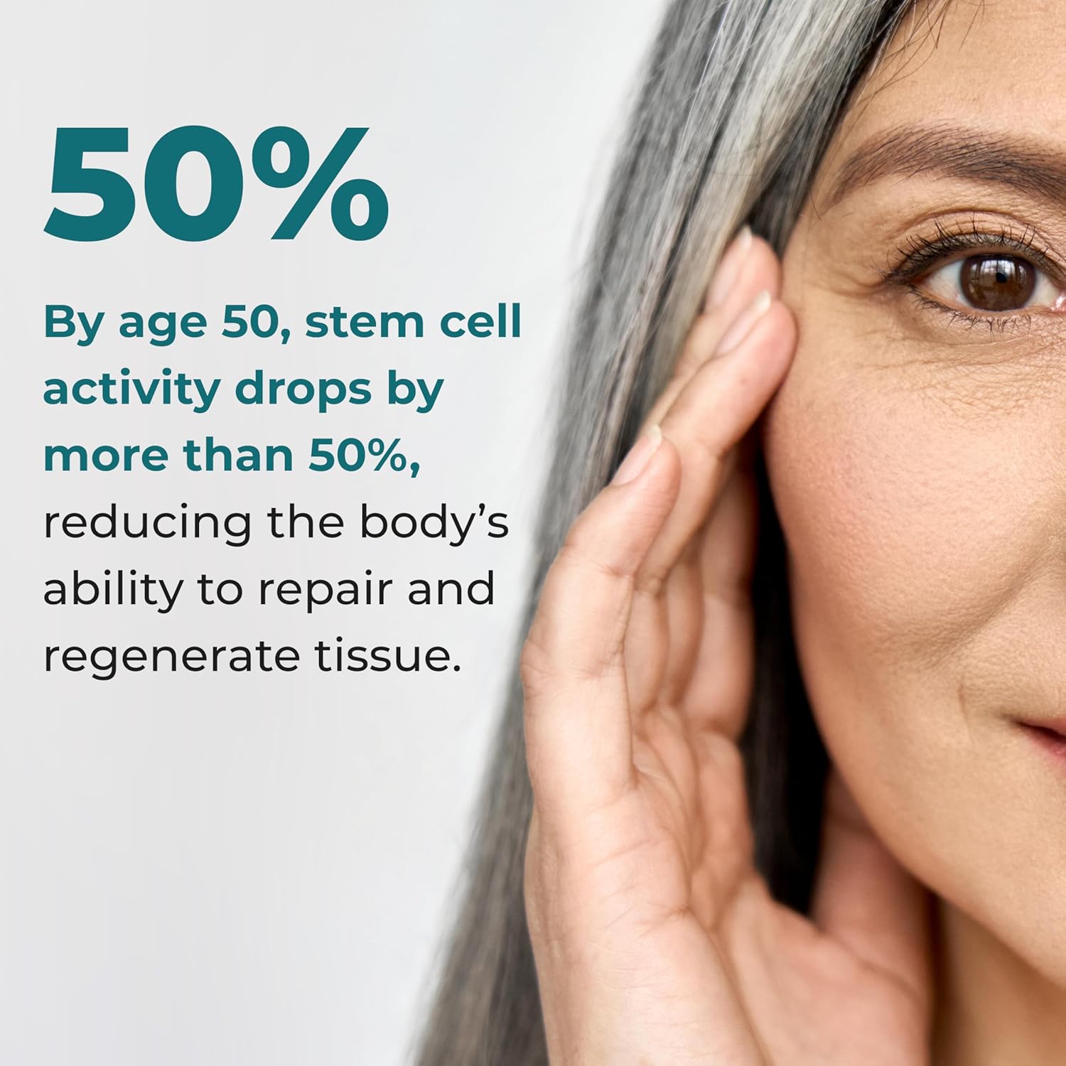 LifeSeasons Stem Boost-R - Stem Cell Support - Naturally Repair Damaged Tissue - Vitamin Supplement Rich in Antioxidants - Royal Jelly, Spirulina, Blueberry, Brown Seaweed & L-Carnosine - 120 Capsules - Image 5