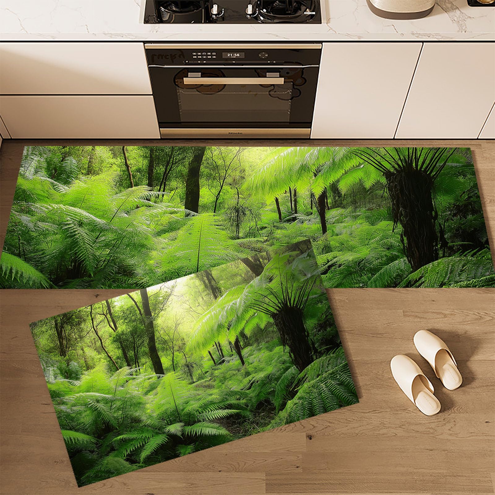 Tapis de cuisine antidérapants pour décorer le couloir et cuisiner en sécurité