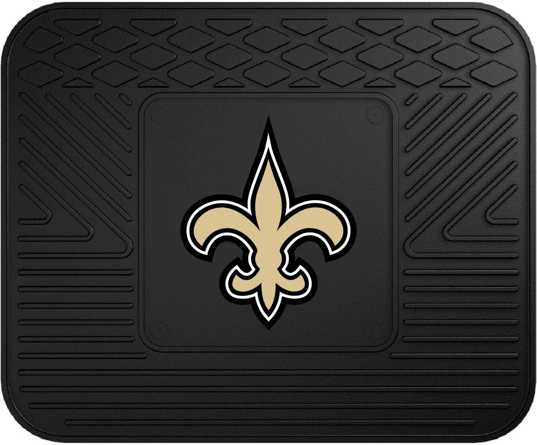 FANMATS - 8757 NFL New Orleans Saints Vinyl Heavy Duty Car Mat 18"x27"
