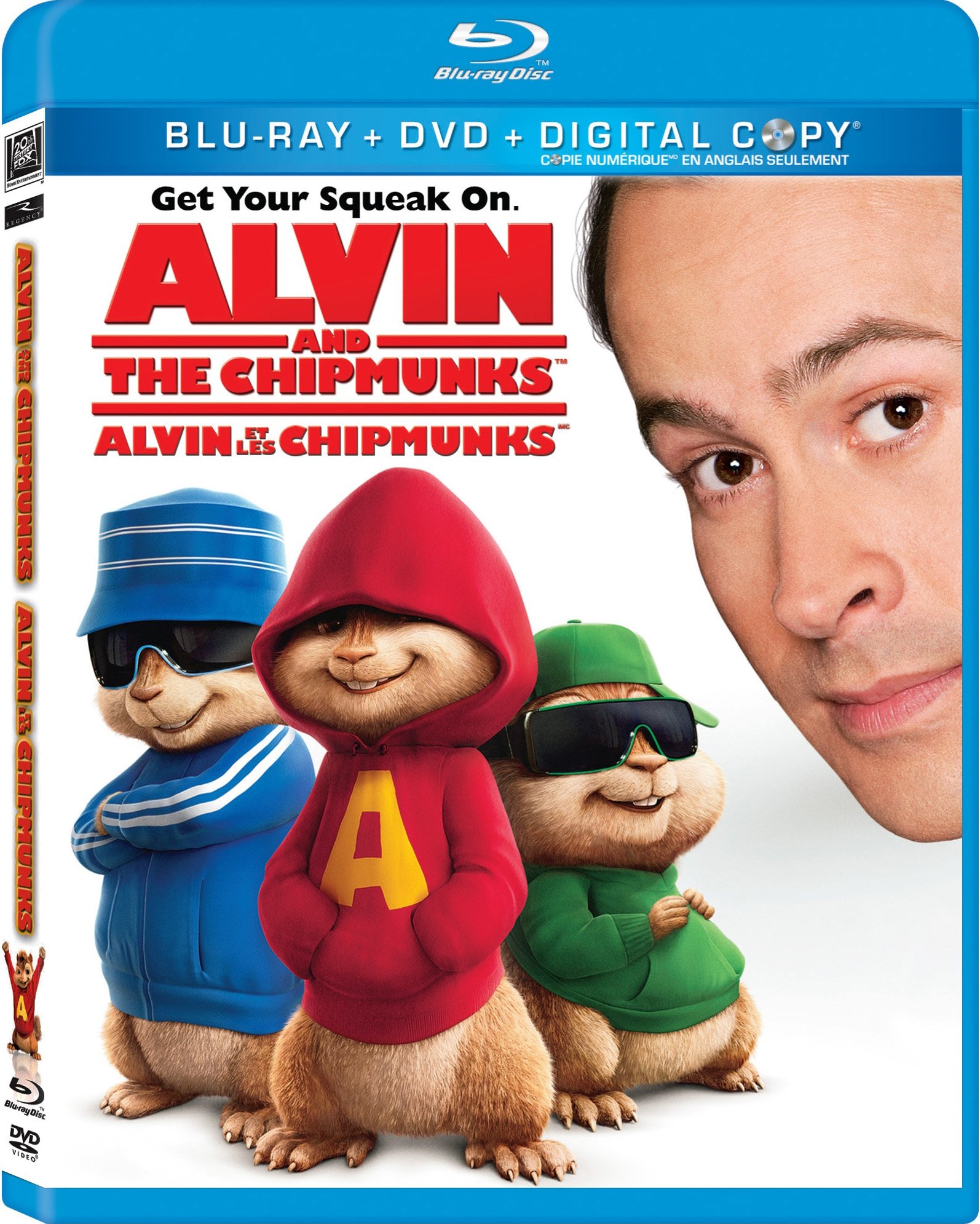 Alvin and the Chipmunks / Alvin et les Chipmunks (Bilingual) [Blu-ray + DVD + Digital Copy] [Blu-ray]