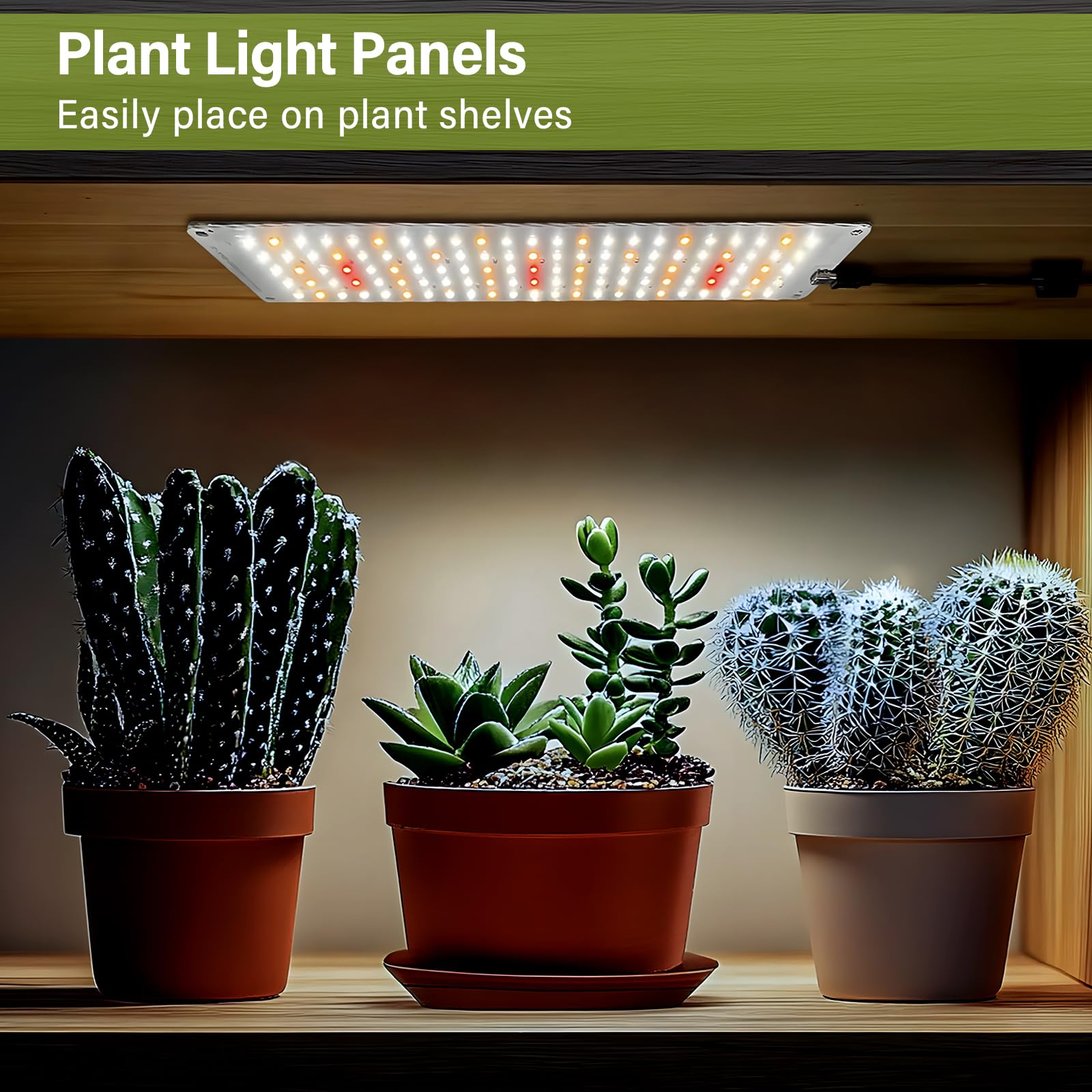 Journeyside LED Pflanzenlampe, 135 LEDs Vollspektrum Pflanzenleuchte, Pflanzenlicht Wachsen Licht mit 3/9/12H Zeitschaltuhr 10 Arten von Helligkeit für Setzlinge, Sukkulenten, Gemüse