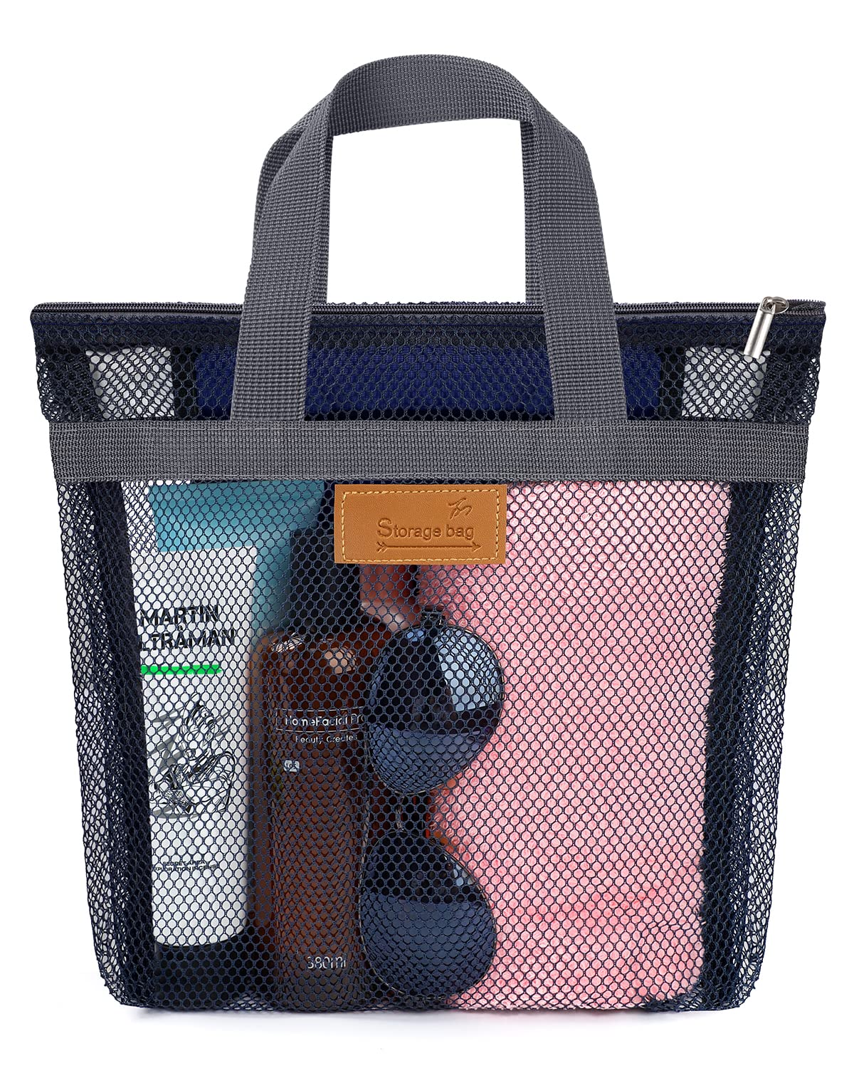 EIMMBD Shower Caddy Portable Hanging Shower Bag With Handle Large Capacity Travel Shower Caddy for Travel Gym College