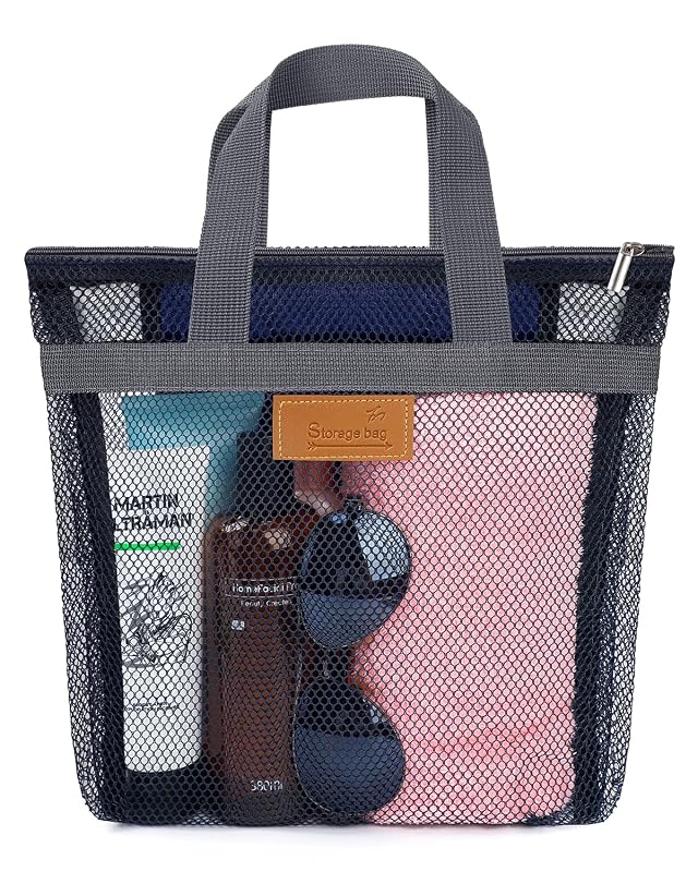 EIMMBD Shower Caddy Portable Hanging Shower Bag With Handle Large Capacity Travel Shower Caddy for Travel Gym College